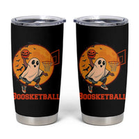 Funny Black Ghost Halloween Basketball Tumbler Cup Boosketball Dunk Gift