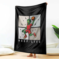Hoop Life Throw Blanket Halloween Zombie Basketball Spooky Game - Wonder Print Shop