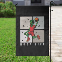 Hoop Life Garden Flag Halloween Zombie Basketball Spooky Game - Wonder Print Shop