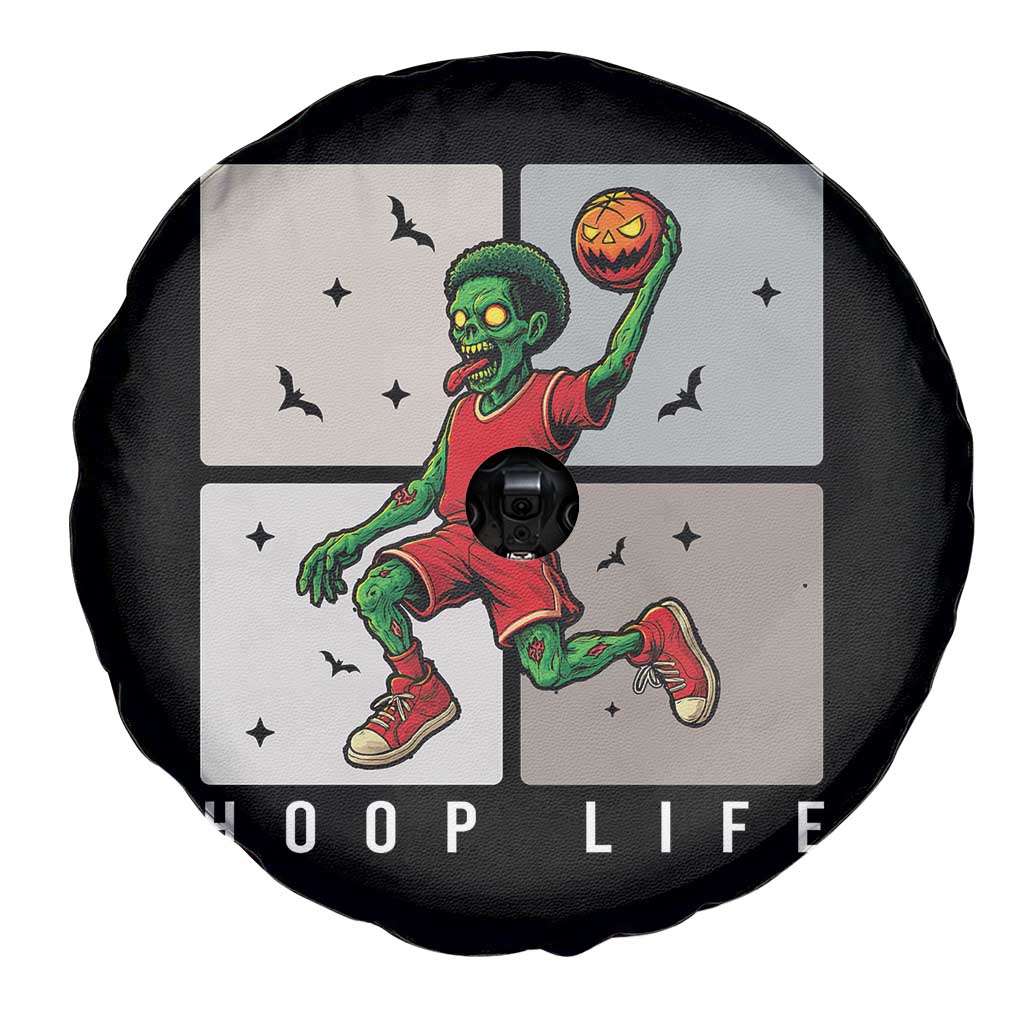 Hoop Life Spare Tire Cover Halloween Zombie Basketball Spooky Game - Wonder Print Shop