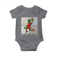 Hoop Life Baby Onesie Halloween Zombie Basketball Spooky Game - Wonder Print Shop