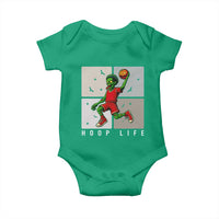 Hoop Life Baby Onesie Halloween Zombie Basketball Spooky Game - Wonder Print Shop