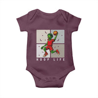 Hoop Life Baby Onesie Halloween Zombie Basketball Spooky Game - Wonder Print Shop