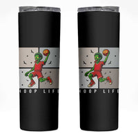 Hoop Life Skinny Tumbler Halloween Zombie Basketball Spooky Game