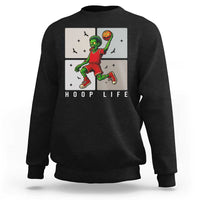Hoop Life Sweatshirt Halloween Zombie Basketball Spooky Game - Wonder Print Shop