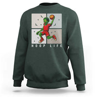 Hoop Life Sweatshirt Halloween Zombie Basketball Spooky Game - Wonder Print Shop