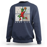 Hoop Life Sweatshirt Halloween Zombie Basketball Spooky Game - Wonder Print Shop