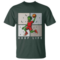 Hoop Life T Shirt Halloween Zombie Basketball Spooky Game - Wonder Print Shop