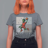 Hoop Life T Shirt For Women Halloween Zombie Basketball Spooky Game - Wonder Print Shop