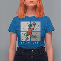 Hoop Life T Shirt For Women Halloween Zombie Basketball Spooky Game - Wonder Print Shop
