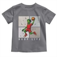 Hoop Life Toddler T Shirt Halloween Zombie Basketball Spooky Game - Wonder Print Shop