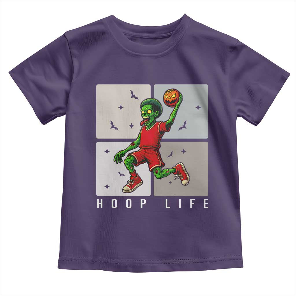 Hoop Life Toddler T Shirt Halloween Zombie Basketball Spooky Game - Wonder Print Shop