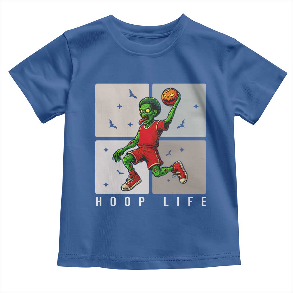 Hoop Life Toddler T Shirt Halloween Zombie Basketball Spooky Game - Wonder Print Shop