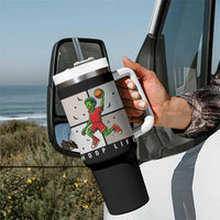 Hoop Life Tumbler With Handle Halloween Zombie Basketball Spooky Game