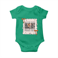 Basketball Game Day Baby Onesie Retro Coquette Bow Gift For Sport Lovers - Wonder Print Shop