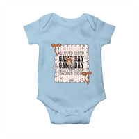 Basketball Game Day Baby Onesie Retro Coquette Bow Gift For Sport Lovers - Wonder Print Shop