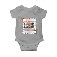 Basketball Game Day Baby Onesie Retro Coquette Bow Gift For Sport Lovers - Wonder Print Shop