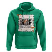 Basketball Game Day Hoodie Retro Coquette Bow Gift For Sport Lovers - Wonder Print Shop