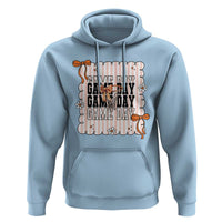 Basketball Game Day Hoodie Retro Coquette Bow Gift For Sport Lovers - Wonder Print Shop