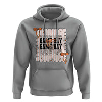 Basketball Game Day Hoodie Retro Coquette Bow Gift For Sport Lovers - Wonder Print Shop