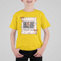Basketball Game Day T Shirt For Kid Retro Coquette Bow Gift For Sport Lovers - Wonder Print Shop