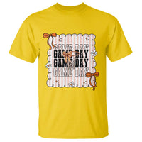 Basketball Game Day T Shirt Retro Coquette Bow Gift For Sport Lovers - Wonder Print Shop