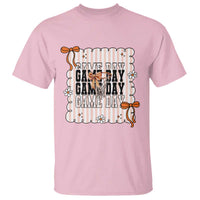 Basketball Game Day T Shirt Retro Coquette Bow Gift For Sport Lovers - Wonder Print Shop