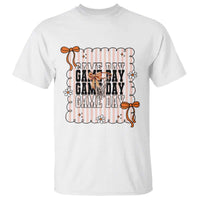 Basketball Game Day T Shirt Retro Coquette Bow Gift For Sport Lovers - Wonder Print Shop