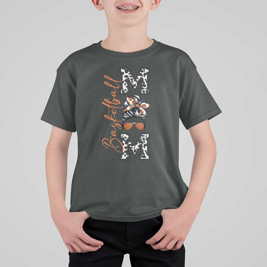 Basketball Mom T Shirt For Kid Retro Style Gift For Sports Lover - Wonder Print Shop