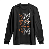 Basketball Mom Long Sleeve Shirt Retro Style Gift For Sports Lover - Wonder Print Shop