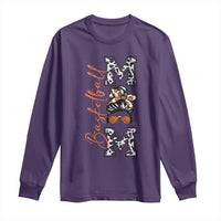 Basketball Mom Long Sleeve Shirt Retro Style Gift For Sports Lover - Wonder Print Shop