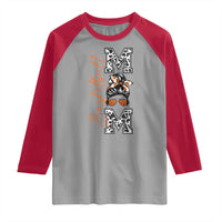 Basketball Mom Raglan Shirt Retro Style Gift For Sports Lover - Wonder Print Shop