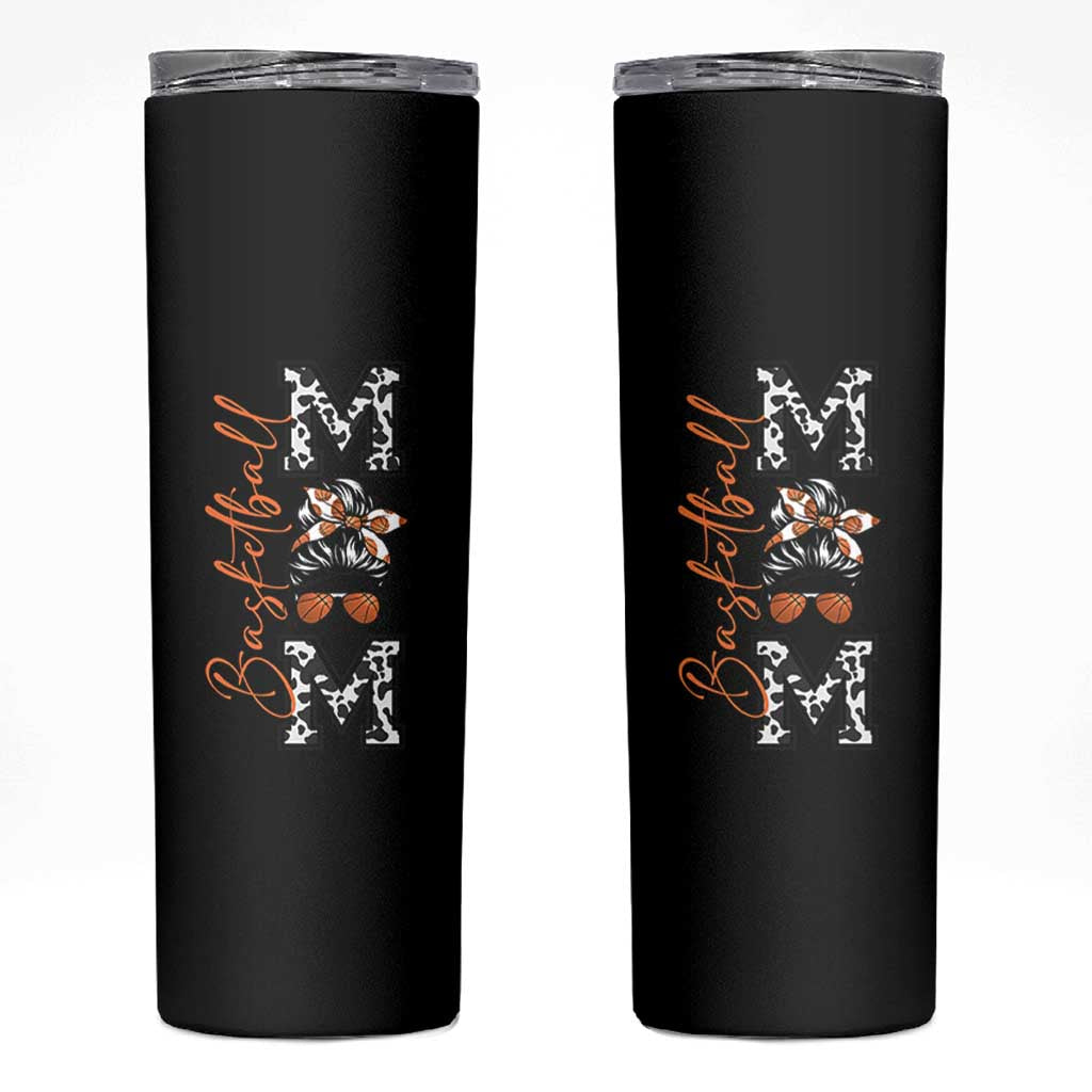 Basketball Mom Skinny Tumbler Retro Style Gift For Sports Lover