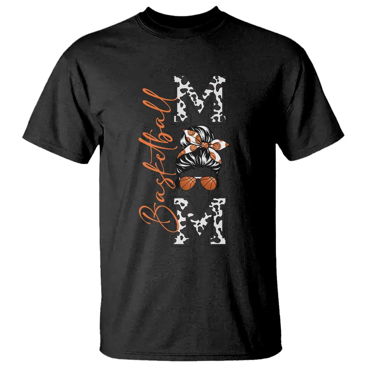 Basketball Mom T Shirt Retro Style Gift For Sports Lover - Wonder Print Shop
