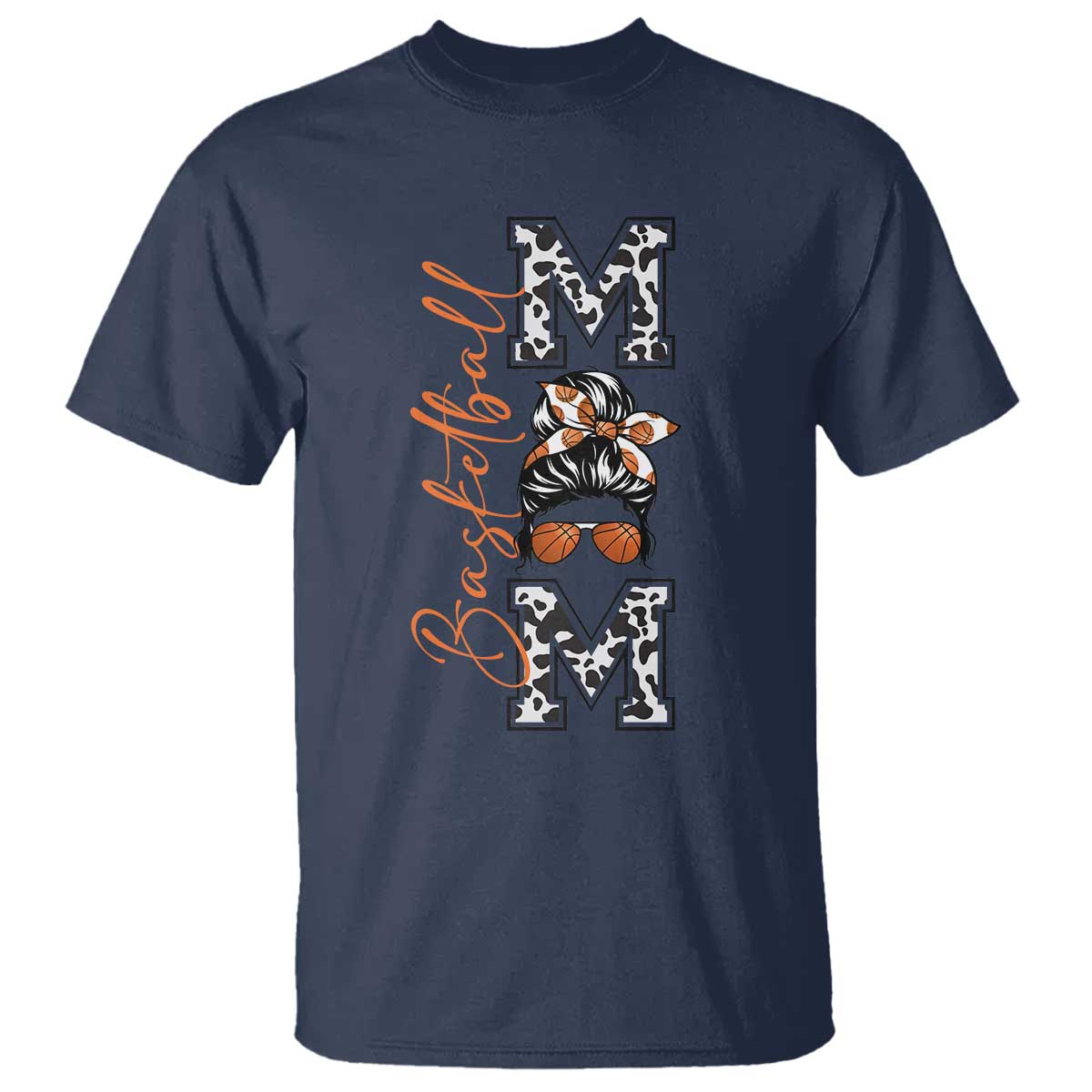 Basketball Mom T Shirt Retro Style Gift For Sports Lover - Wonder Print Shop