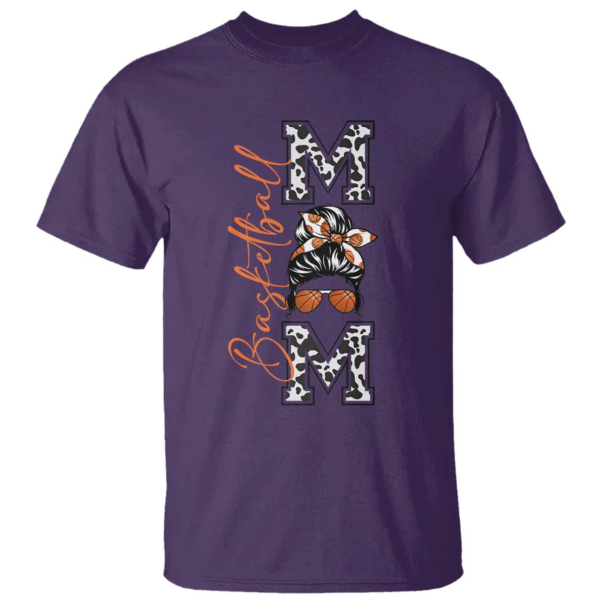 Basketball Mom T Shirt Retro Style Gift For Sports Lover - Wonder Print Shop