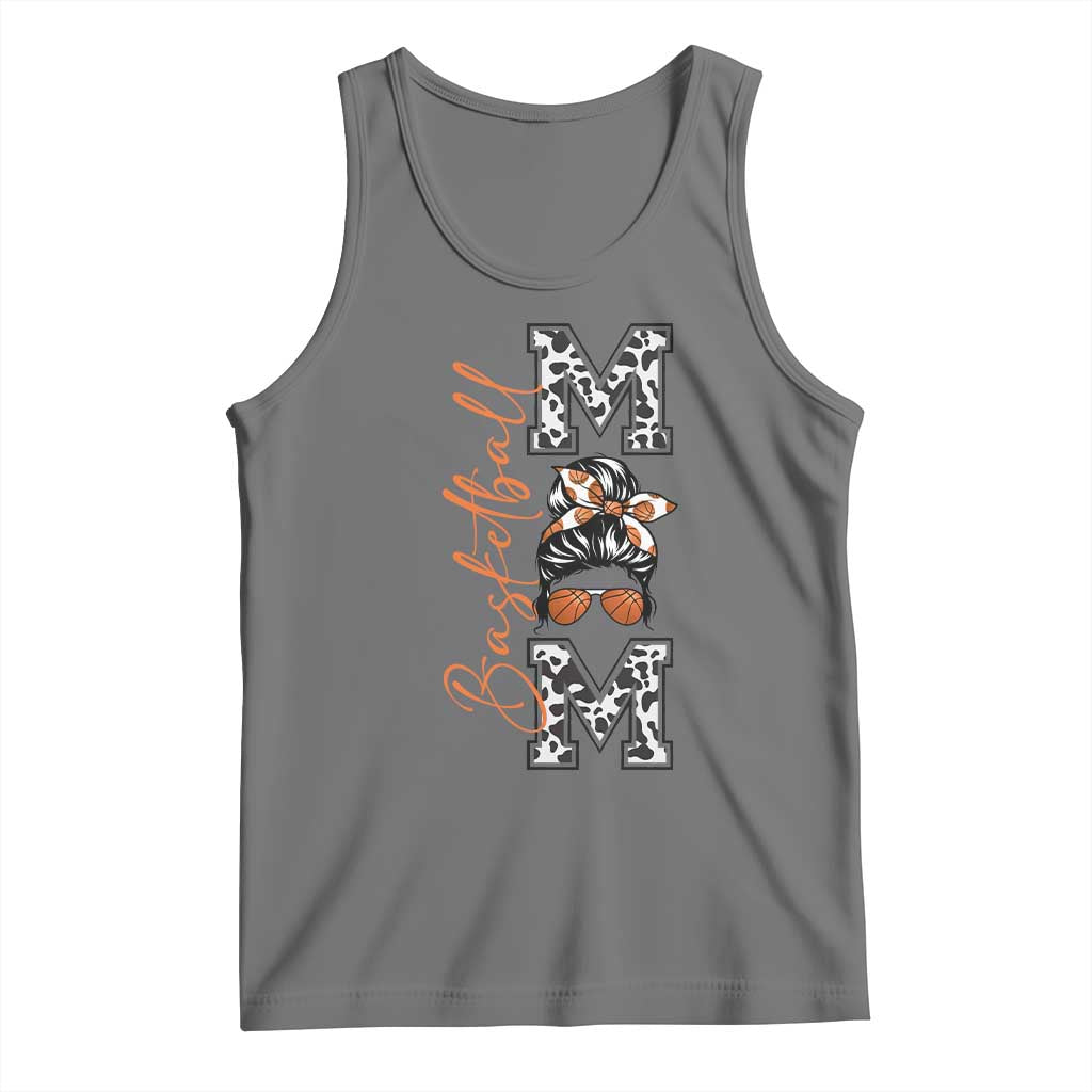 Basketball Mom Tank Top Retro Style Gift For Sports Lover - Wonder Print Shop