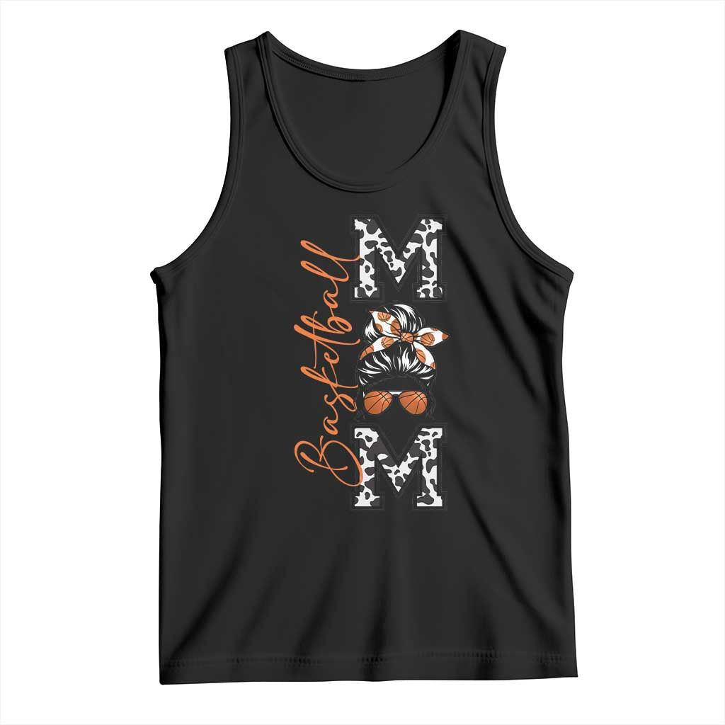 Basketball Mom Tank Top Retro Style Gift For Sports Lover - Wonder Print Shop