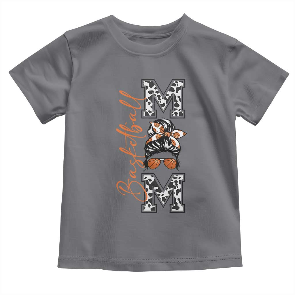Basketball Mom Toddler T Shirt Retro Style Gift For Sports Lover - Wonder Print Shop