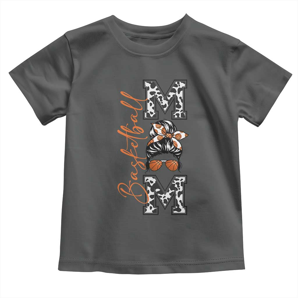 Basketball Mom Toddler T Shirt Retro Style Gift For Sports Lover - Wonder Print Shop