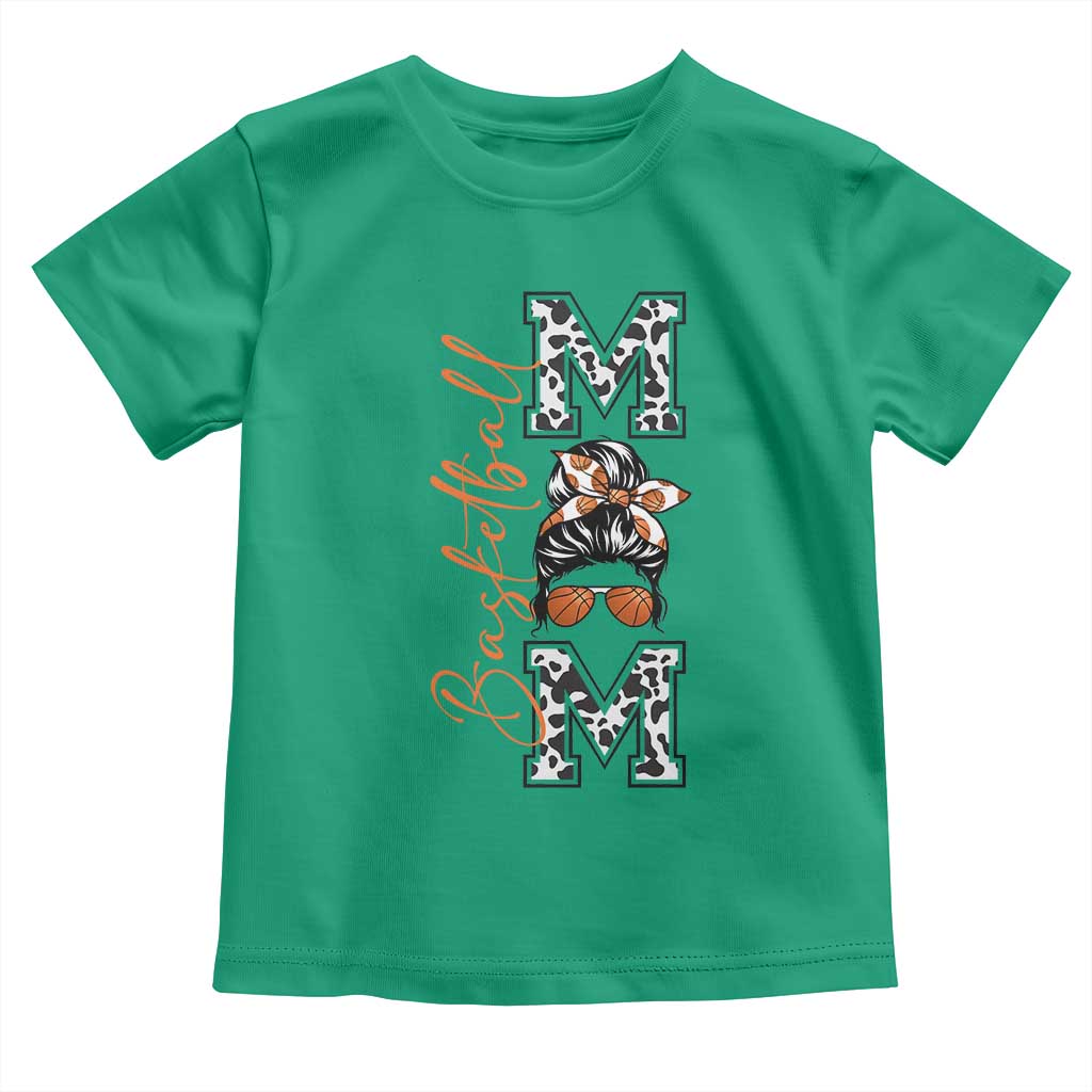 Basketball Mom Toddler T Shirt Retro Style Gift For Sports Lover - Wonder Print Shop
