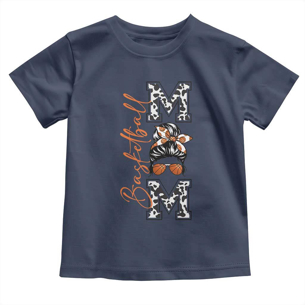 Basketball Mom Toddler T Shirt Retro Style Gift For Sports Lover - Wonder Print Shop