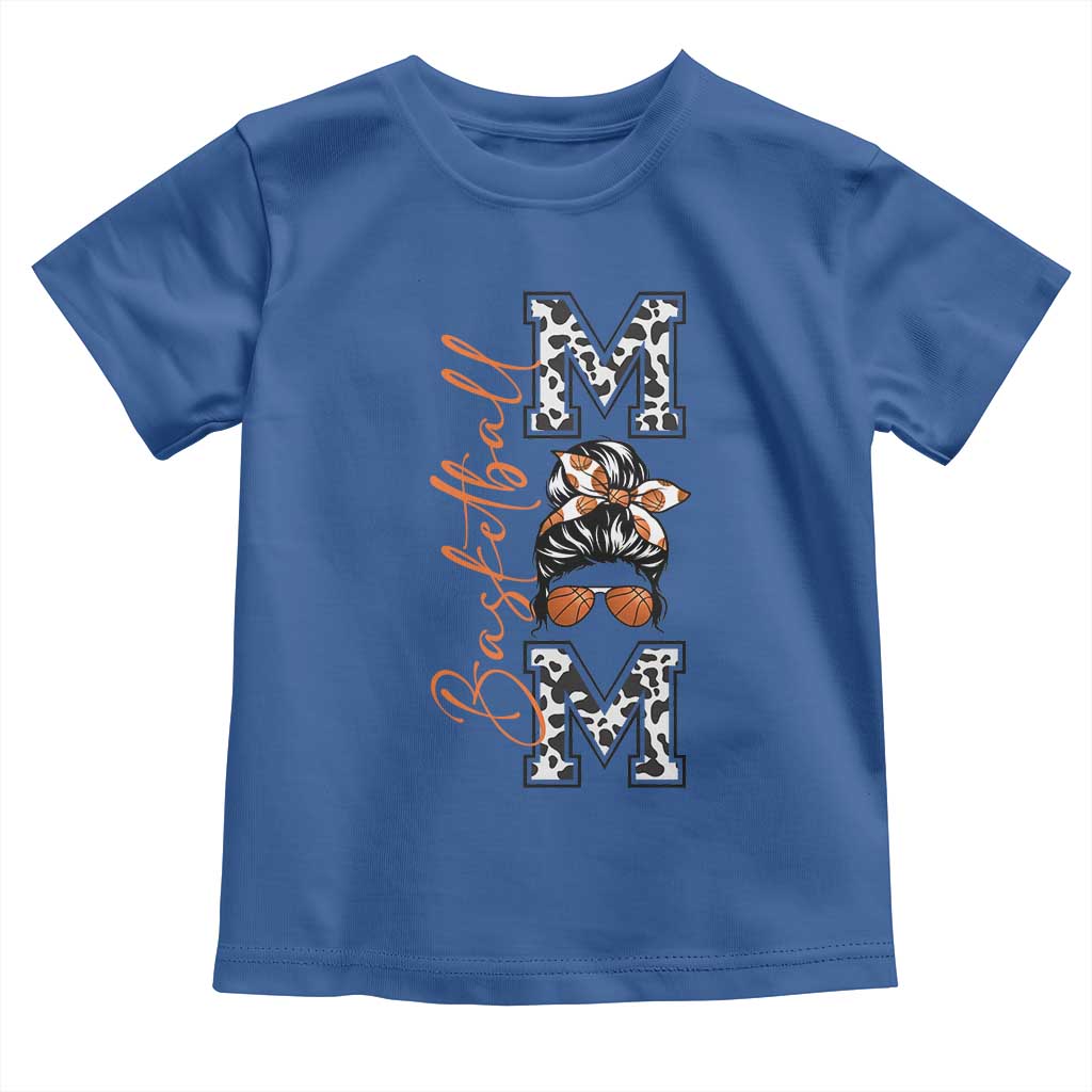 Basketball Mom Toddler T Shirt Retro Style Gift For Sports Lover - Wonder Print Shop