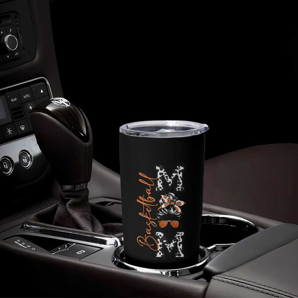 Basketball Mom Tumbler Cup Retro Style Gift For Sports Lover