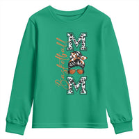 Basketball Mom Youth Sweatshirt Retro Style Gift For Sports Lover - Wonder Print Shop