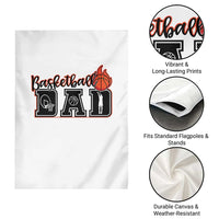 Basketball Dad Garden Flag Gift For Sport Lover - Wonder Print Shop