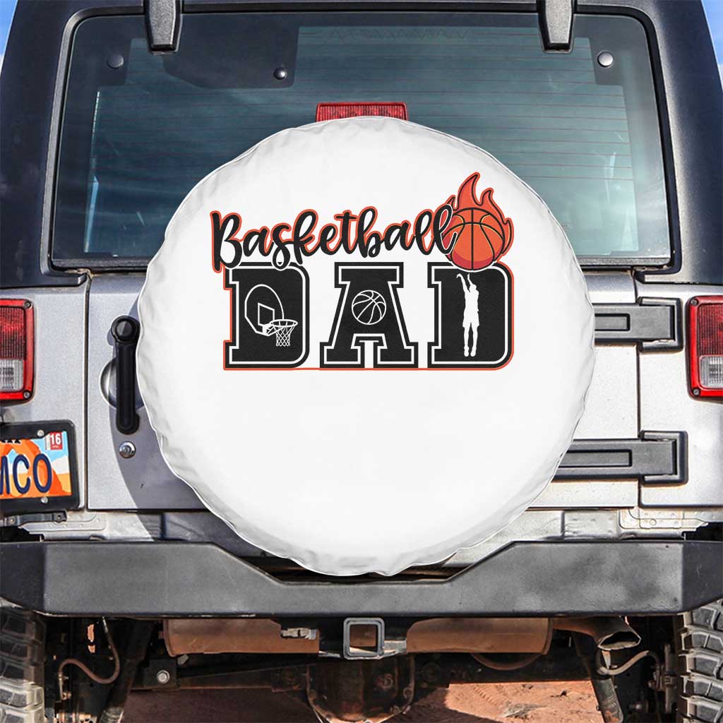 Basketball Dad Spare Tire Cover Gift For Sport Lover - Wonder Print Shop