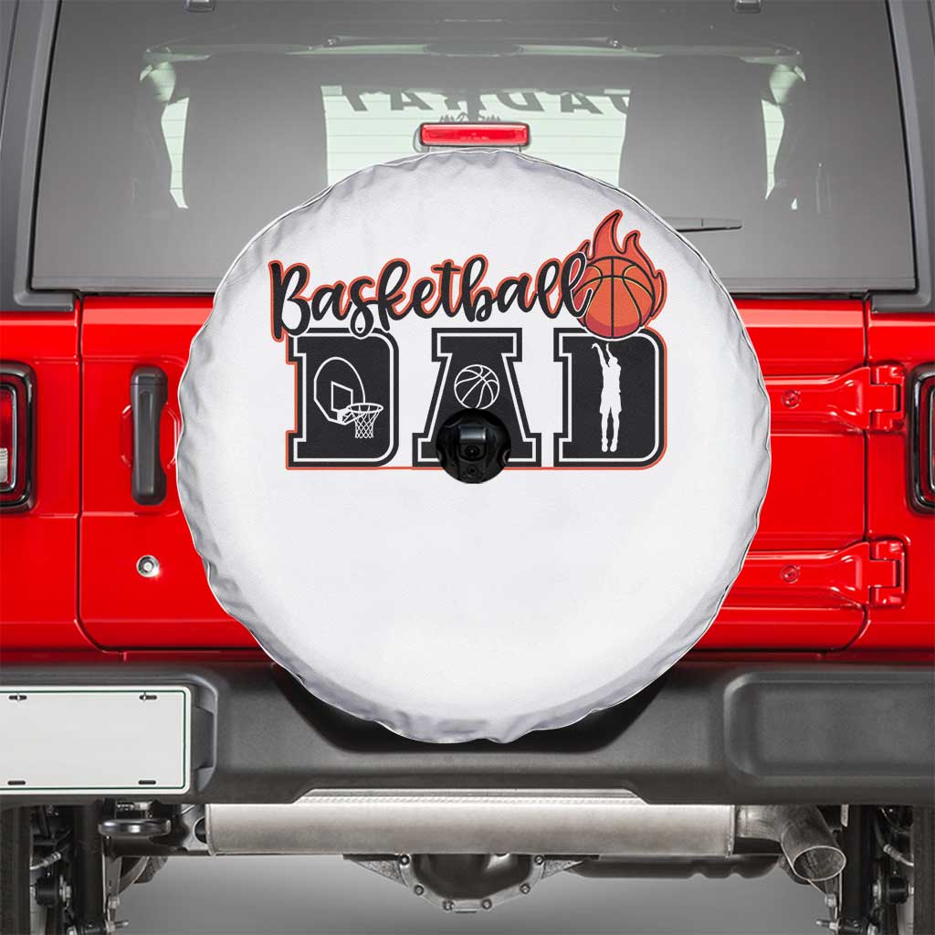 Basketball Dad Spare Tire Cover Gift For Sport Lover - Wonder Print Shop