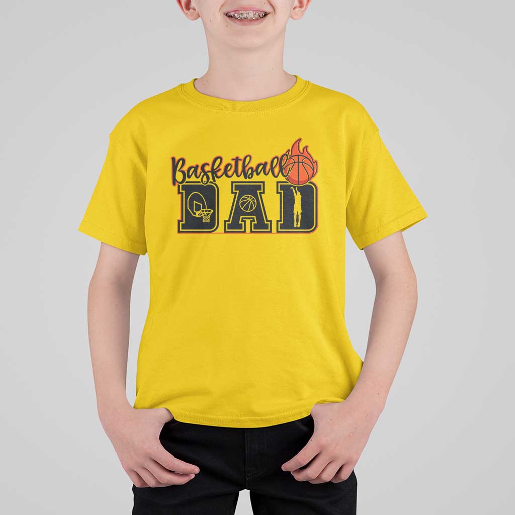Basketball Dad T Shirt For Kid Gift For Sport Lover - Wonder Print Shop
