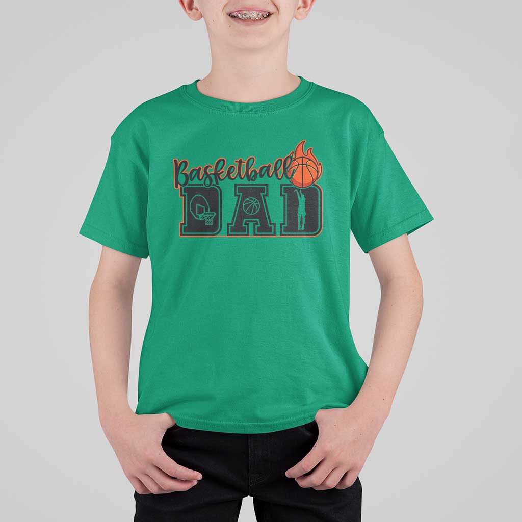 Basketball Dad T Shirt For Kid Gift For Sport Lover - Wonder Print Shop